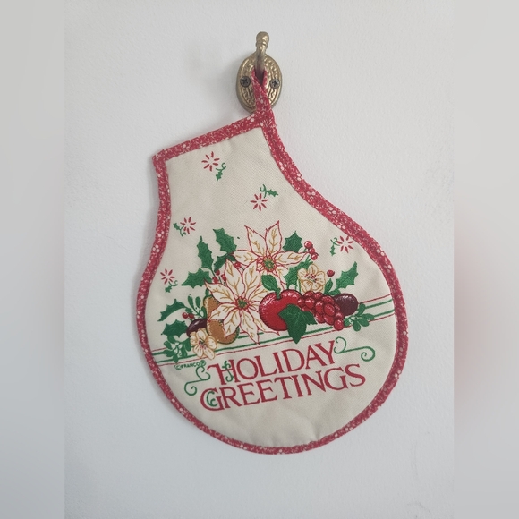 Vintage Franco & TC Christmas Holiday Pot Holders ( 3 Piece ) - Picture 5 of 7